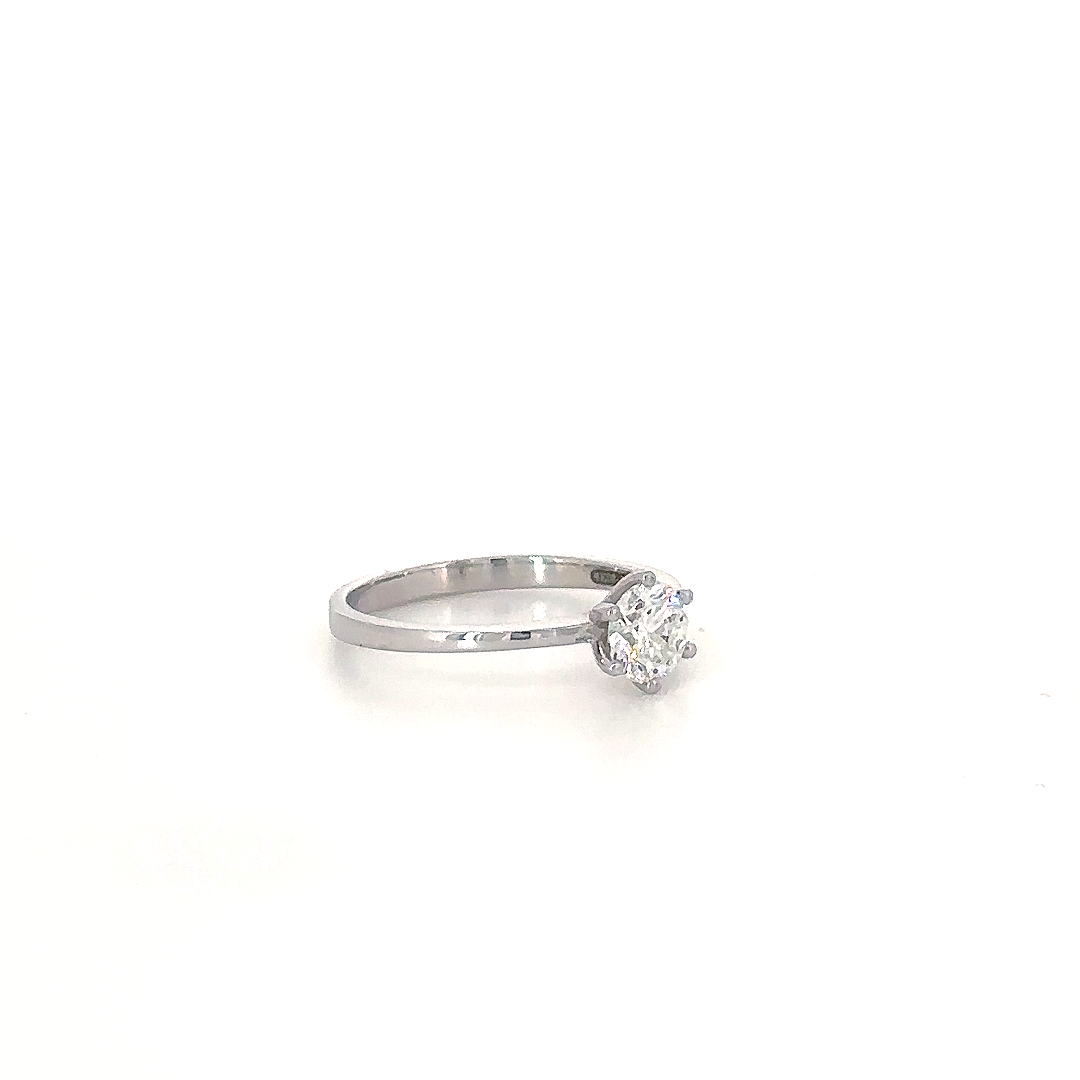 Silver Petite Stone Ring