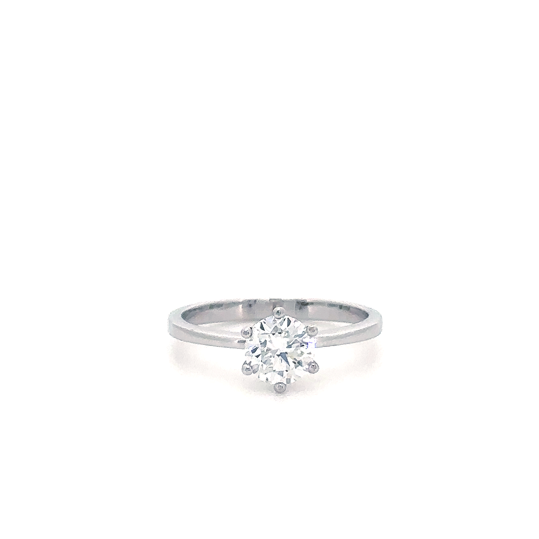 Silver Diamond Accent Ring