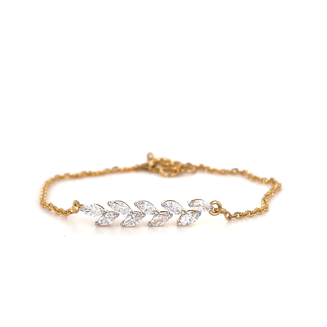 Gold Multi-Stone Bracelet