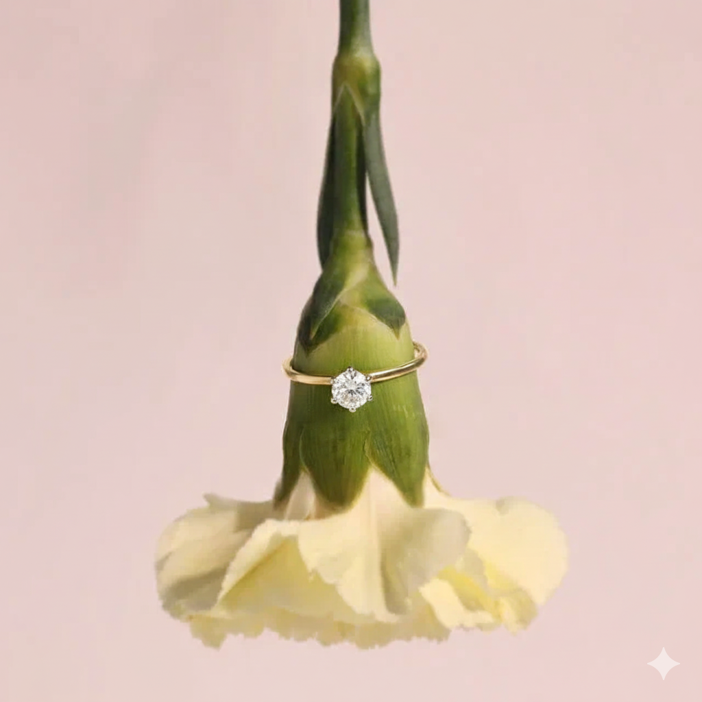 Gold Timeless Solitaire Ring