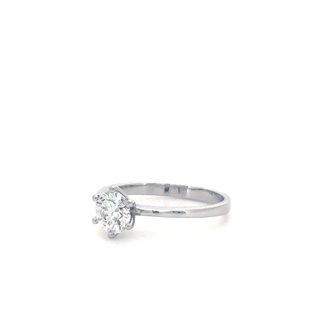 Silver Diamond Accent Ring