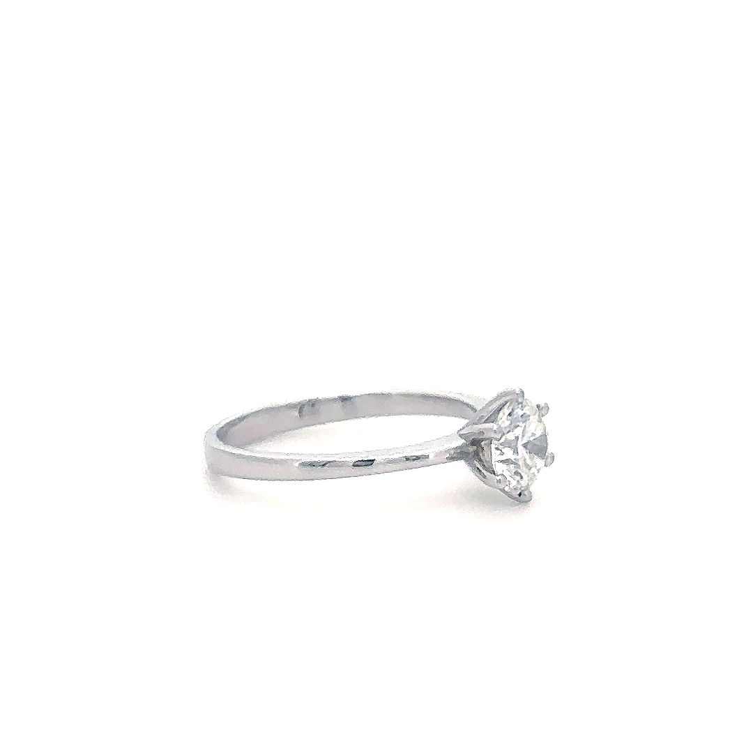 Silver Diamond Accent Ring