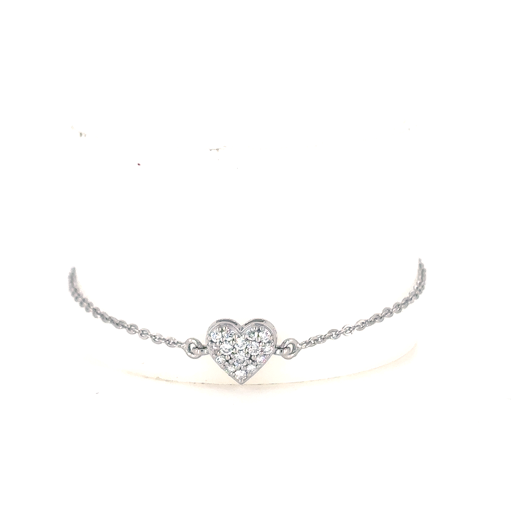 Silver Floral Bracelet